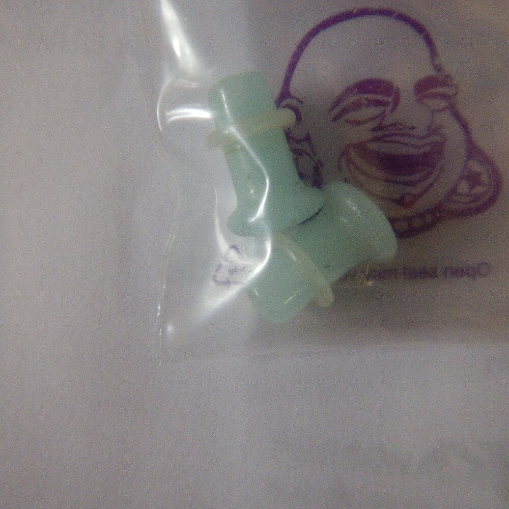 1g/7mm glow in the dark #2 plugs/gauge